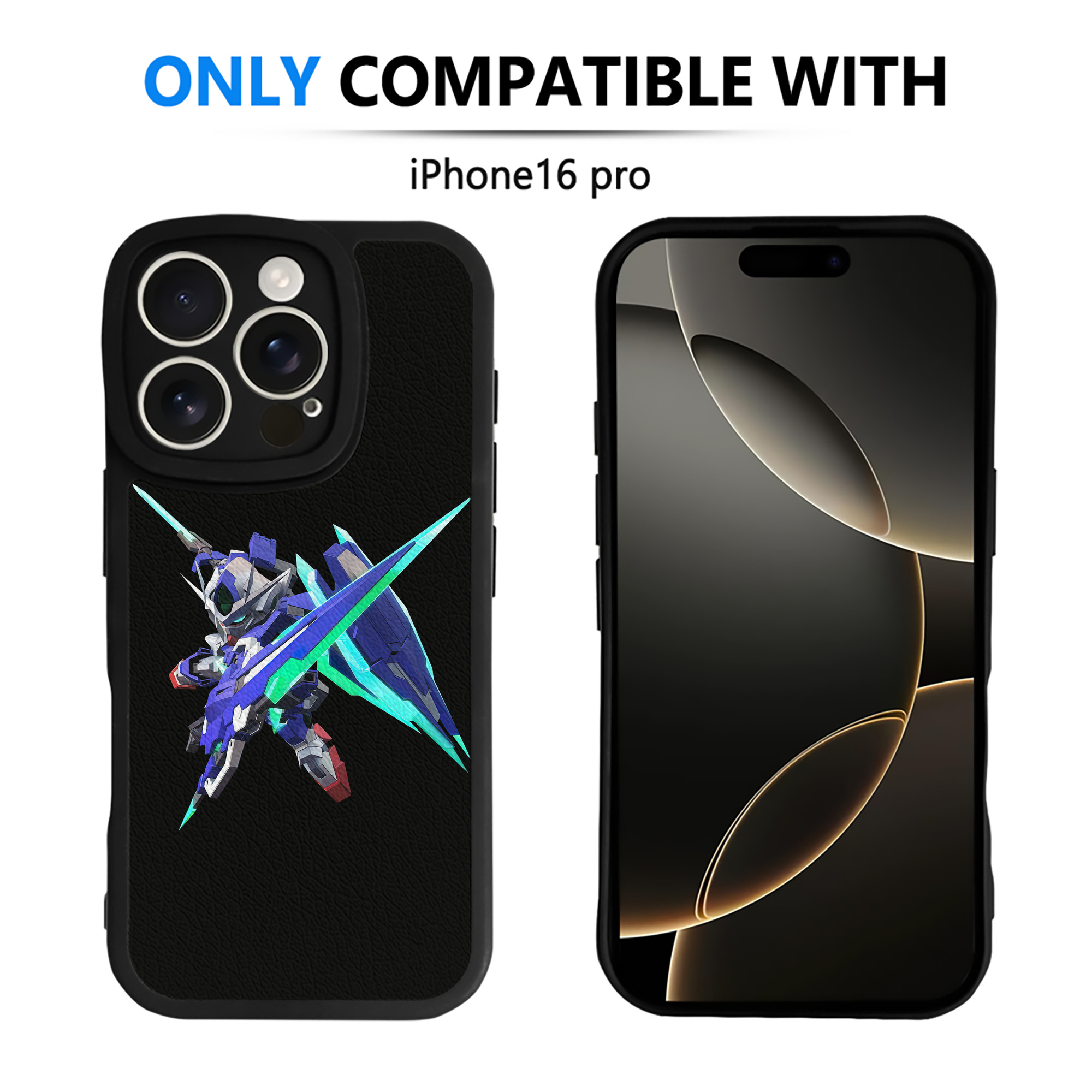 （画像用） 機動戦士ガンダム Mobile Suit Gundam 【iPhone 16シリーズ対応】シリコンスマホケース（レザー調） 材質：シリコン